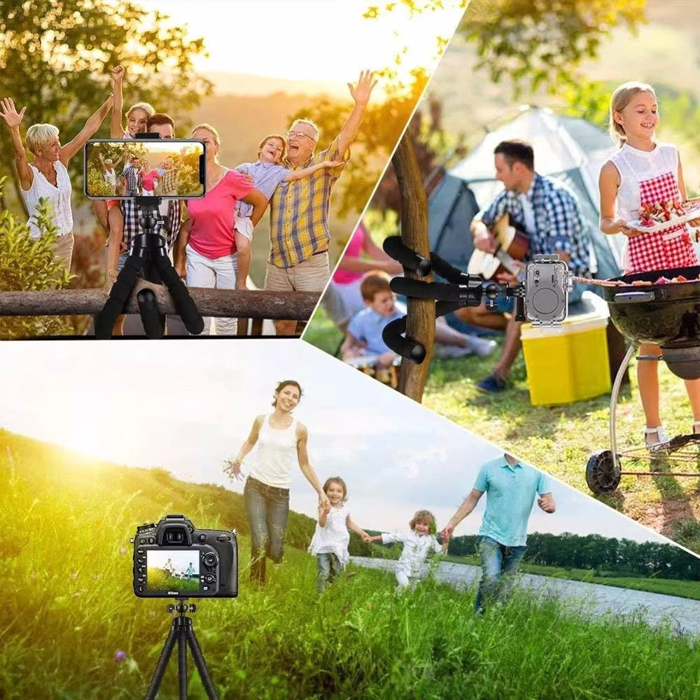 "Flexible Phone Tripod - Octopus Style for TikTok & Instagram"