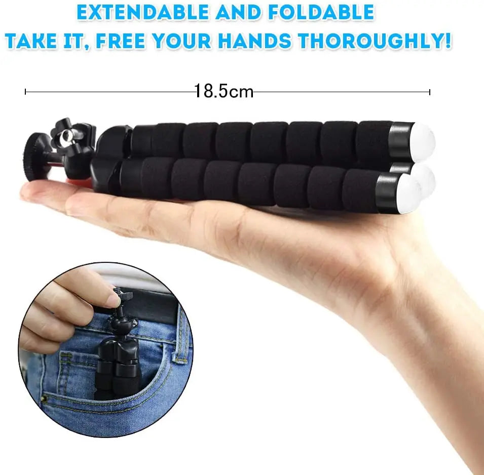 "Flexible Phone Tripod - Octopus Style for TikTok & Instagram"